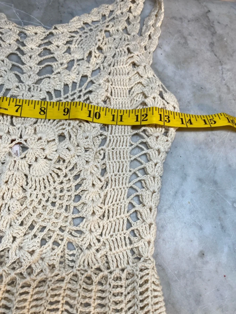 Free People Cream Crochet Beach Cover - Picture 3 of 7